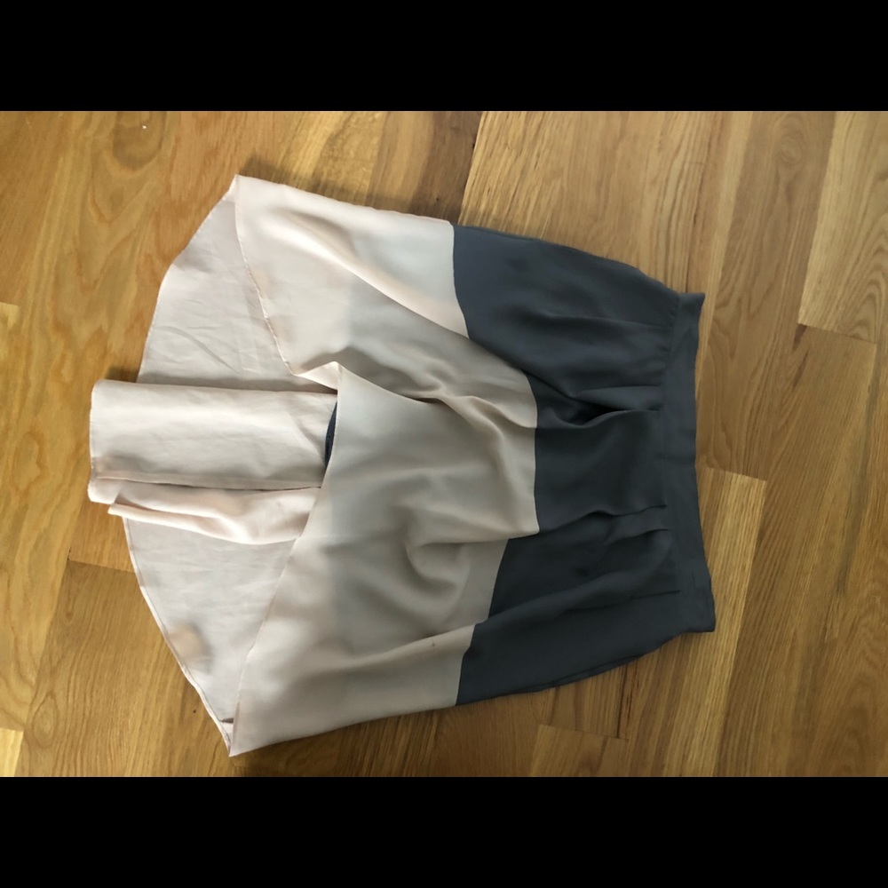 bcbg hi-low midi skirt medium size